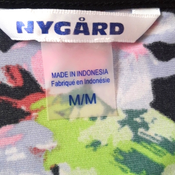 (M)💥🔥HOST PICK🔥💥Nygard Hi/Low Hem  Short Sleeve Top🌺  Ptp21"×L28.5" - Picture 4 of 8